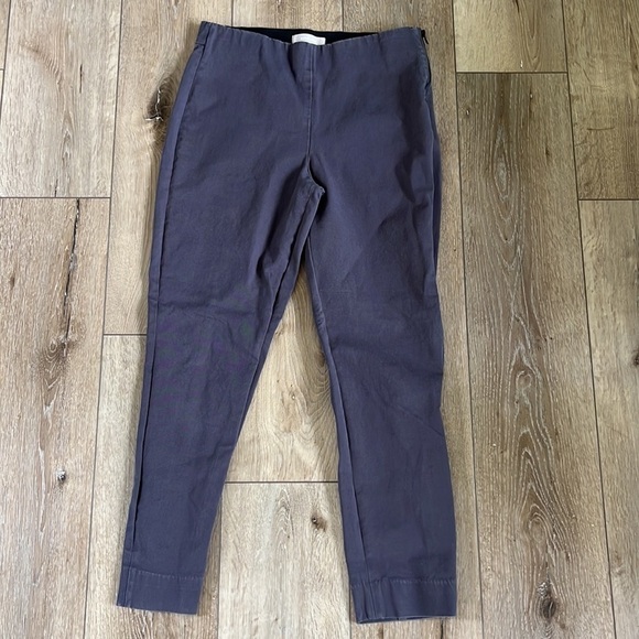 Everlane The Work Side Zip Cotton Stretch Pants in Grey - Picture 2 of 13